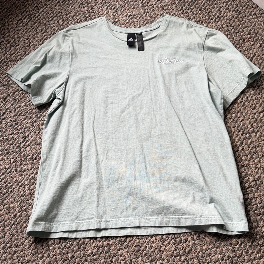 adidas Men's Pale Mint Short Sleeve Crew Tee